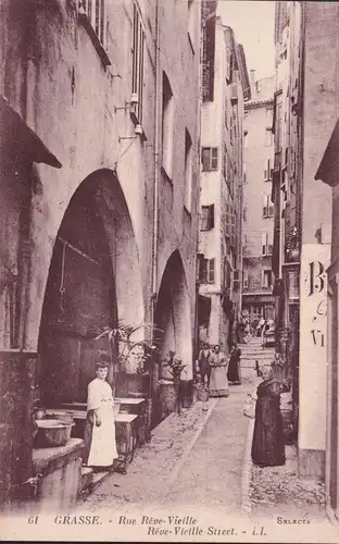 CPA Grasse, Rue Rêve Vieille, ungelaufen