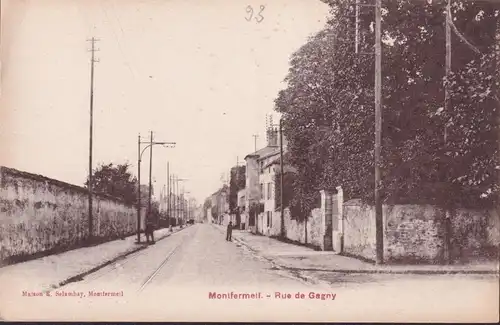 CPA Montfermeil, Rue de Gagny, ungelaufen