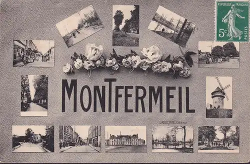 CPA Souvenir de Montfermeil, ungelaufen