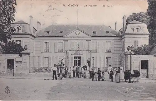 CPA Gagny, La Mairie, gelaufen 1911