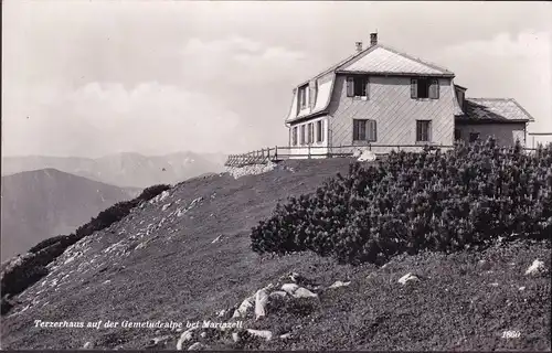 AK Terzerhaus sur l'alpe communale près de Mariazell, inachevé, date 1956