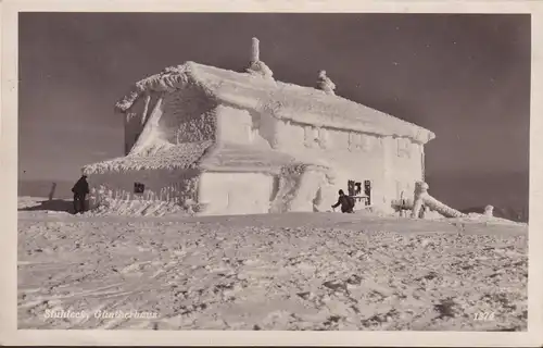 AK Stuhleck, Alois Günther Haus, Skifahrer, gelaufen 1932