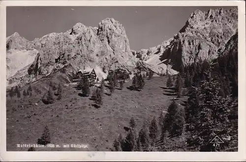 AK Ramsau, Austriahütte mit Törlspitze, gelaufen 1939