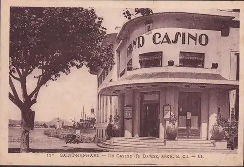 CPA Saint Raphaël, Le Casino, inachevé