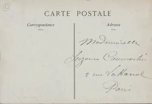 CPA Dreux, Le Château, vue prise de Saint Thibault, gelaufen 1904