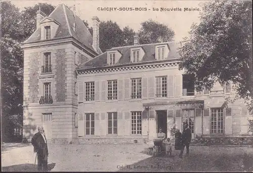 CPA Clichy sous Bois, La Nouvelle Mairie, en 1907