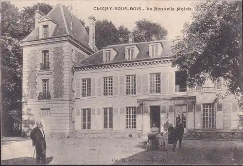 CPA Clichy sous Bois, La Nouvelle Mairie, gelaufen 1907