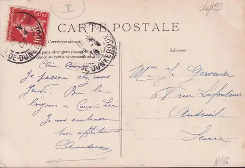 CPA La Courneuve, Passage à Niveau Boulevard Pasteur, Boulangerie, Patesserie, gelaufen 1908