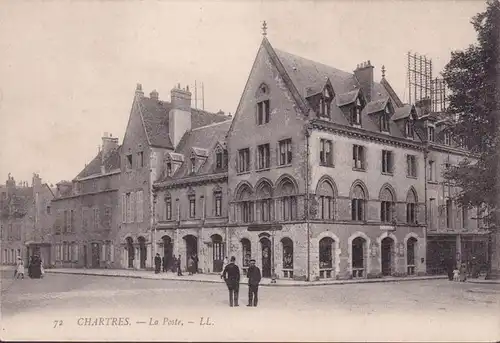 CPA Chartres, La Poste, en cours d'exécution