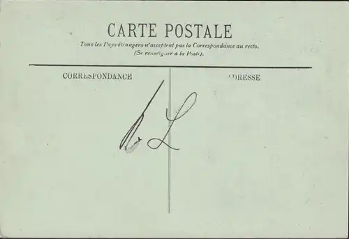 CPA Chartres, La Poste, ungelaufen