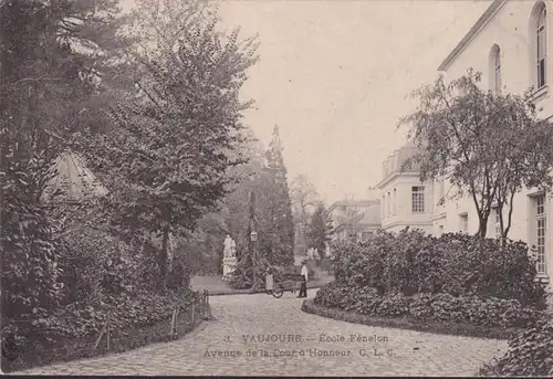 CPA Vaujours, École Fénélon, Avenue de la Cour d Honneur, gelaufen 1905