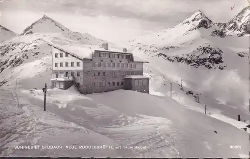 AK Uttendorf, domaine skiable de Stubach, Neue Rudolfshütte, inachevé