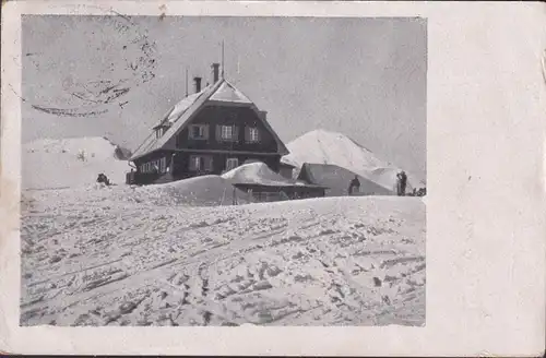 AK Bad Mitterndorf, Alpenheim Tauplitzalpe, Bahnpost, gelaufen