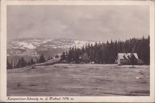 AK Mönichwald, Wetterkoglerhaus, Kampsteiner Schwaig, ungelaufen