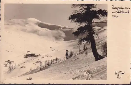 AK Kargeneralm avec la jupe de chilchère, couru en 1937