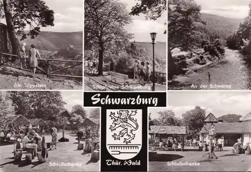 AK Schwarzburg, Schlosschenke, Trippstein, Ruine du château, couru