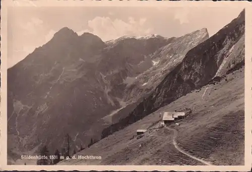 AK Söldenhütte gegen den Hochthron, gelaufen 1940