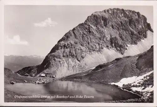 AK Füstansersee Hütte avec tête de cheval et haute tauern, incurvée