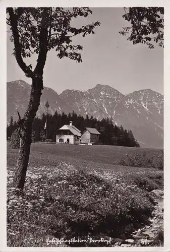 AK Bad Goisen, café-café vue sur le toit, M. Pernkopf, couru en 1935