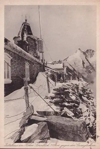 AK Zittelhaus am Hohen Sonnblick, Grossglockner, inachevé