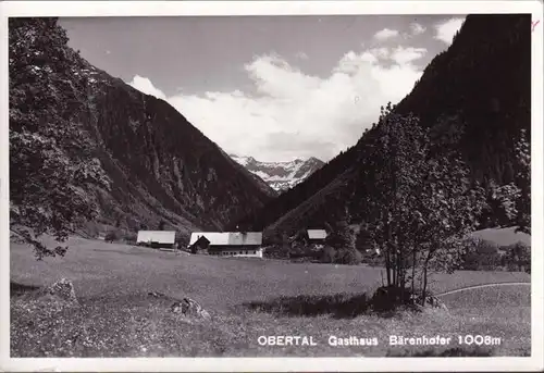AK Obertal, Alpengasthof Bärenhofer, ungelaufen