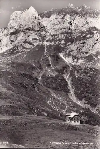 AK St. Lorenzen, Hochweißsteinhaus, Karnische Alpen, ungelaufen