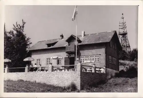 AK Hergerberghütte, Terrasse, Ortsgruppe St. Pölten, ungelaufen