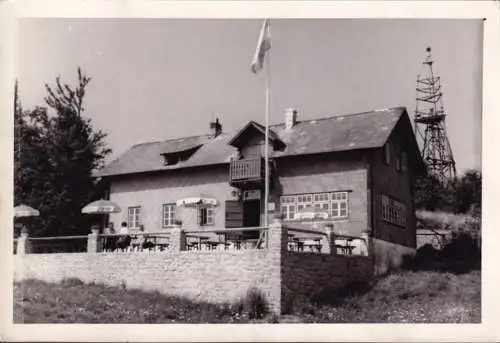 AK Hergerberghütte, Terrasse, Ortsgruppe St. Pölten, ungelaufen