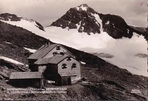 AK Hinterbichl, Defreggerhaus am Grossvenediger, ungelaufen