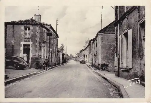 CP La Réorthe, La Grande Rue, inachevée