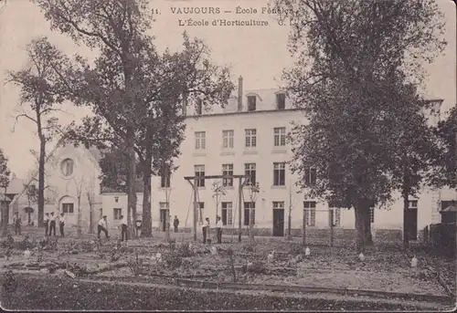 CPA Vaujours, L École d Horticulture, gelaufen 1904