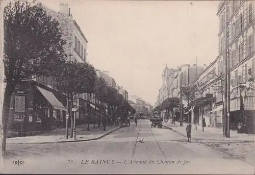 CPA Le Raincy, L Avenue du Chemin de fer, ungelaufen