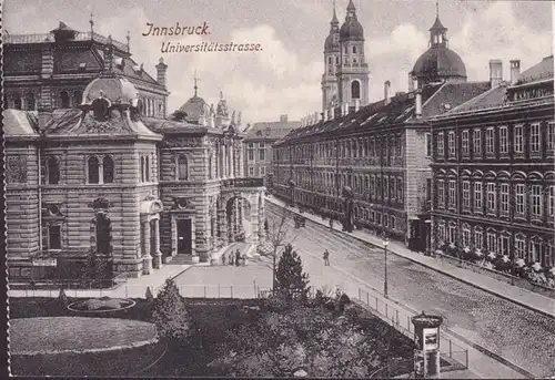 AK Innsbruck, Universitätsstraße, ungelaufen