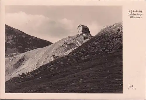 CPA St. Jakob, Reichenberger Hütte, gelaufen 193?