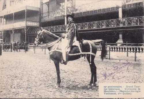 CPA Bruxelles, Grand Tournoi historique, Guillaume de Montbleru, couru 190?