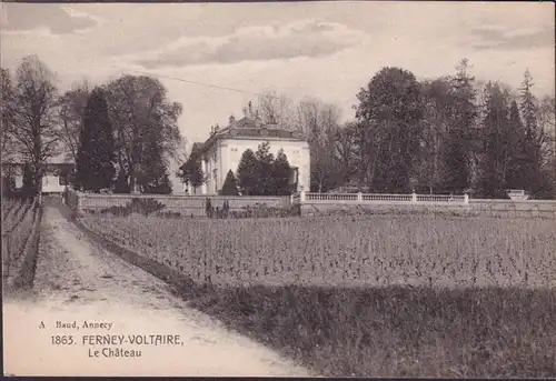CPA Ferney Voltaire, Le Château, inachevé