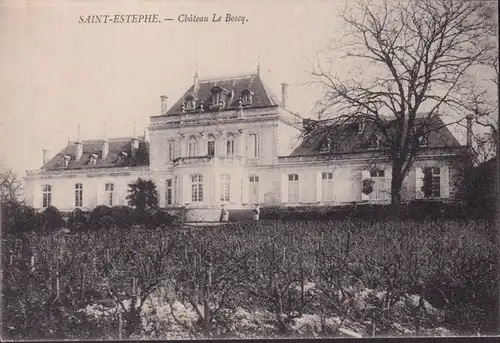 CPA Saint Estephe, Chateau Le Boscq, non roulé