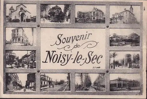 CPA Souvenir de Noisy le Sec, inachevé