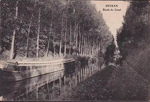 CPA Sevran, Bords du Canal, ungelaufen