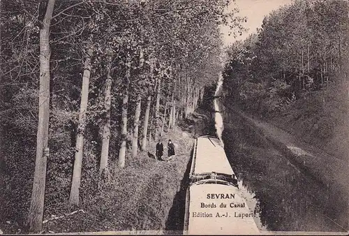 CPA Sevran, Bords du Canal, ungelaufen