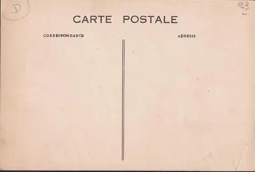 CPA Le Bourget Dugny, Aérodrome, Direction du Port de l'Aérie, incurvée