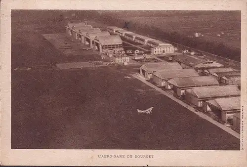 CPA Le Bourget, L Aero Gare du Bourget, gelaufen 1925