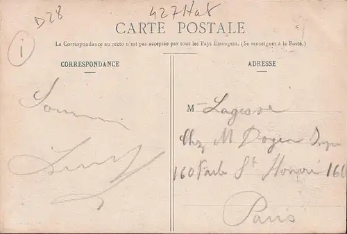 CPA Champagne, L Eglise, gelaufen 1915