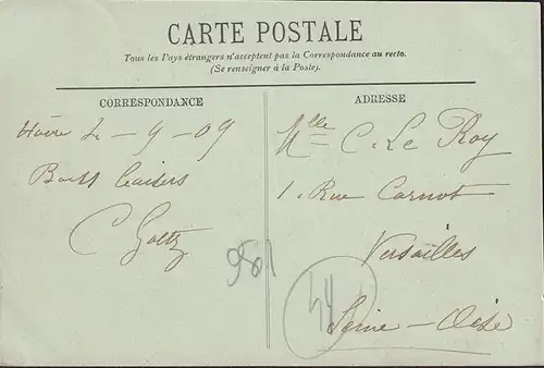 CPA Le Havre, La Jetee, gelaufen 190?