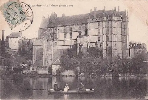 CPA Chateaudun, Le Chateau, facade Nord, gelaufen 1906