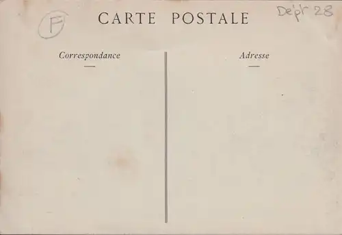 CPA Meslay le Vidame, Vue prise du Calvaire, ungelaufen