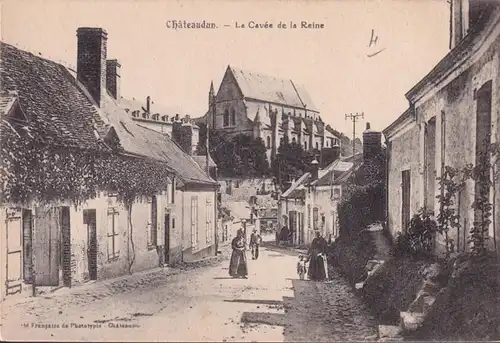 CPA Chateaudun, La Cavee de la Reine, inachevée