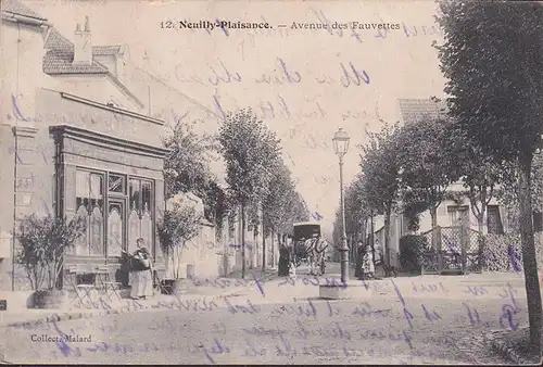 CPA Neuilly Plaisance, Avenue des Fauvettes, inachevée en 1920