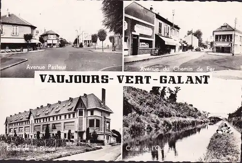 CP Vaujours, Avenue Pasteur, avenue du Chemin de Fer, Canal, incurvée