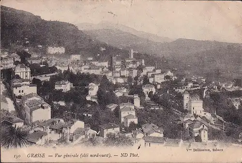 CPA Grasse, Vue generale, gelaufen 1910